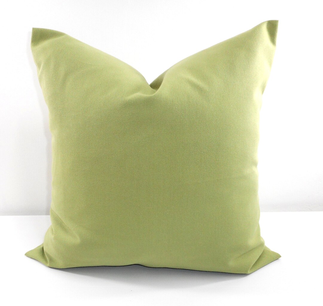 GREEN Pillow. Olive Green Pillow Cover. Solid Color Sham Pillow Case
