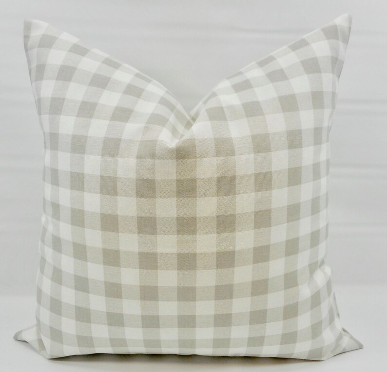 FARMHOUSE PILLOW COVER Grey Pillow Cover French Grey Etsy