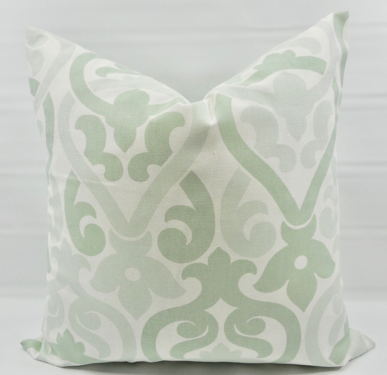 Light Green Pillow Cover. Sage Sham Cover. Alex Artichoke Etsy