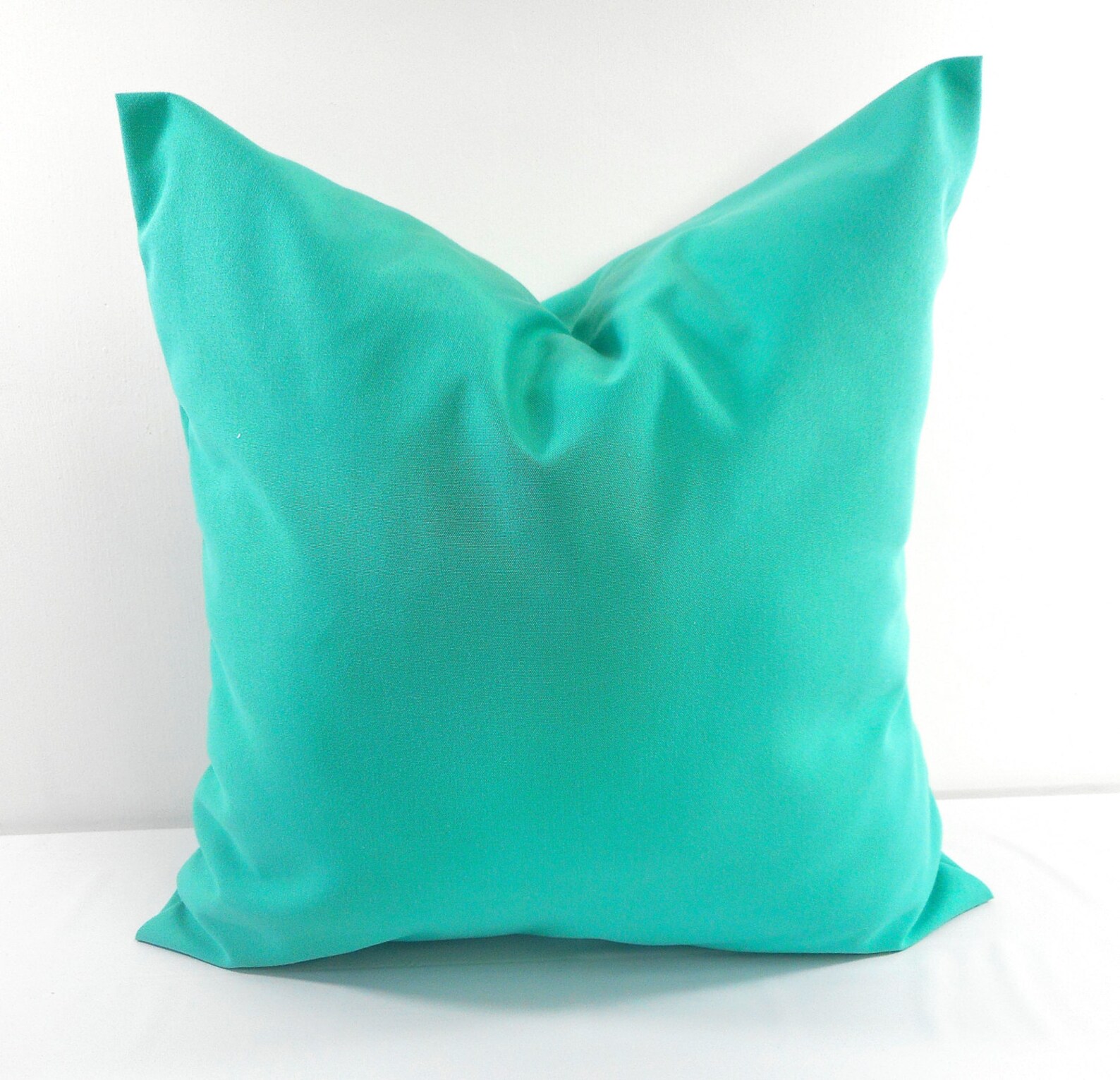 Turquoise Pillow Cover. Solid Color Sham Pillow Case.designers Etsy