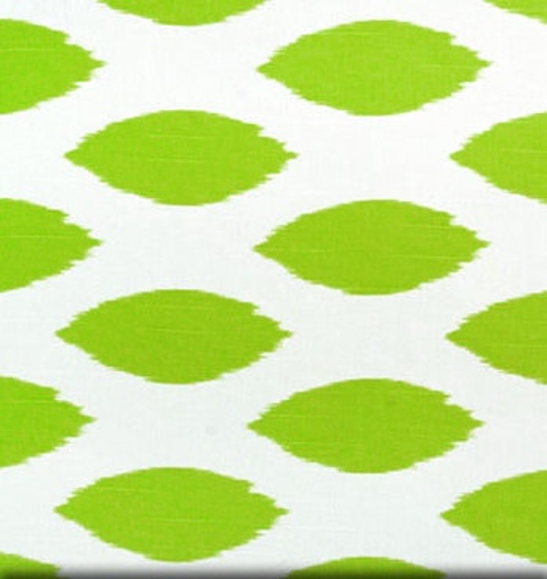 Valances.Chartreuse Chipper Window Treatment.Chartreuse and white.Designers pattern.Choose your sizes.cm