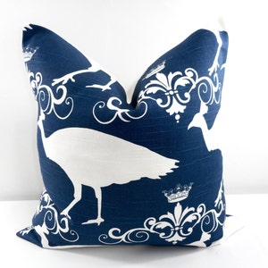 NAVY Blue  Pillow. Blue Pillow Cover. Blue sham  Cover. Blue Pillow. Peacock blue Pillow. Sham cover. Farmhouse Pillow Cover. Cushion Cover.