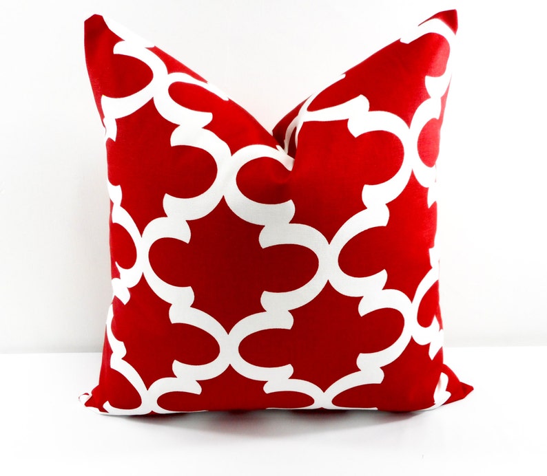 Christmas Pillow.redpillow Cover. Red Decorative Pillow. Red Etsy