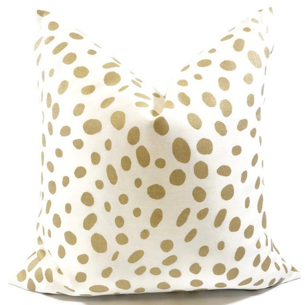 Metallic Gold Pillow Etsy