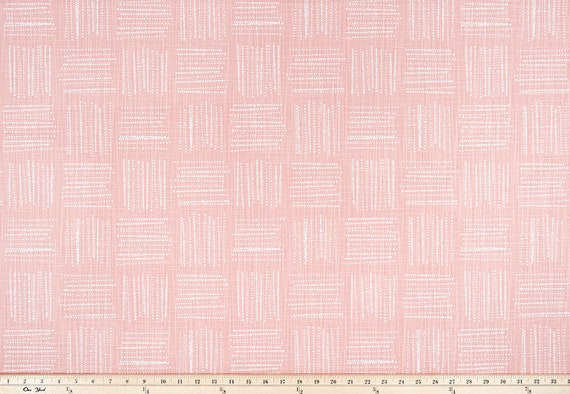 Brave Blush Print. Blush and White Premier Prints. Slub | Etsy