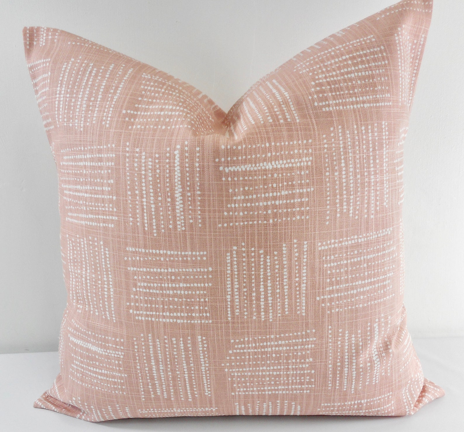 Blush pink pillow cover. Brave Print Pillow cover. Throw Etsy
