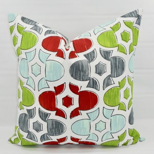 Christmas Pillow. Green  Pillow cover. Evan Green & red Sofa Pillow cover. 1 piece. cotton. Christmas Pillow. Christmas Pillow. Red pillow.