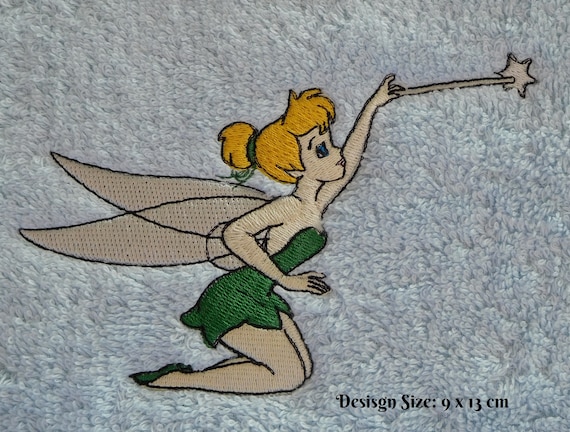 Tinkerbell Wand Design 428 Fleece Baby Blanket Etsy