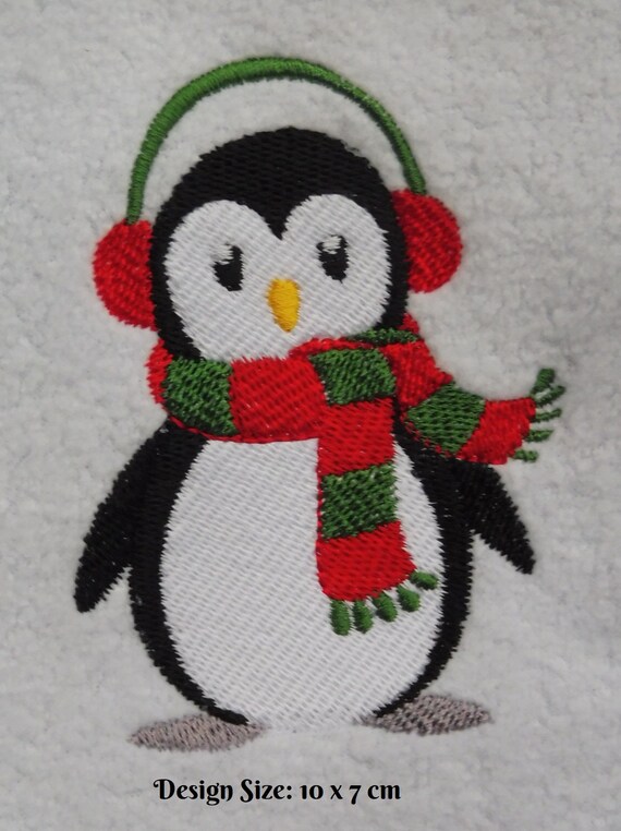 Penguin 28 Personalised Towels Penguin Embroidered Towels