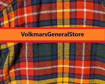 Flannel Shirt Flannels For Casual Look and Charm in Cotton Unisex Vintage Pick Color & Size From Drop Down Menus You Pick Your Flannels