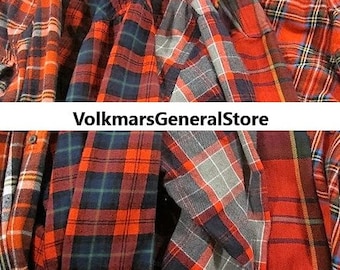 Flannels You Pick Size Main Color and Actual Shirt Open This Sale and Read Our Store Description - You'll Love Shopping VolkmarsGeneralStore