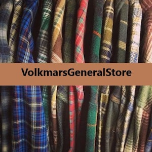 Retro Flannel Shirts - Open This Sale and Read Our Store Description