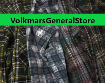 Flannels Are Perfect For Walking The Dog Evening Walks - Pick Color & Size From Drop Down Menus You Pick From Photo Grouping That We Send