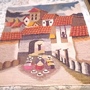 Vintage Peruvian Tapestry - Etsy