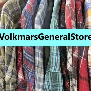 Flannels With Wrinkle Free Wear Oversize Flannel Shirts Vintage Pick Color & Size From Drop Down Menus You Choose Your Flannel(s) Read How