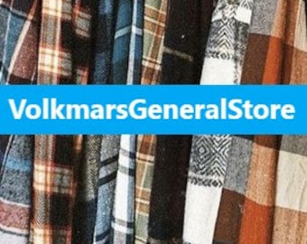 Flannel Shirts You Pick Main Color & Size We Will Send You A Photo Grouping To Choose From - Open Sale and Read Our Information