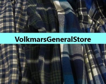 Vintage Flannels You Pick Size & Main Color and We Will Send You A Photo Grouping To Choose From - You'll Love Shopping In Our Store