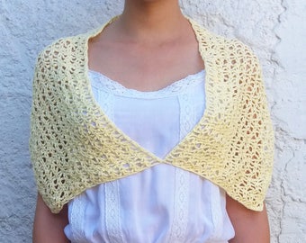 Rectangular little shawl Crochet Pattern. Lightweight lace scarf // COUNTRYSIDE DAY shawl _ C51