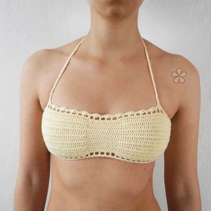 Scalloped bandeau bikini top Crochet Pattern. Bikini bra PDF crochet pattern _ C27 image 4