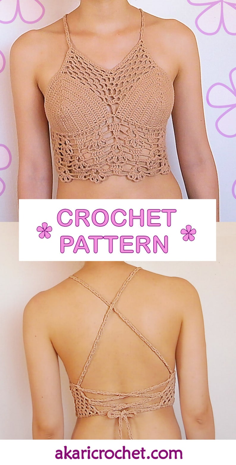 Crochet halter top main image 0