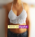 SPANISH version of the pinneple crop top PATTERN _ C04S product logo