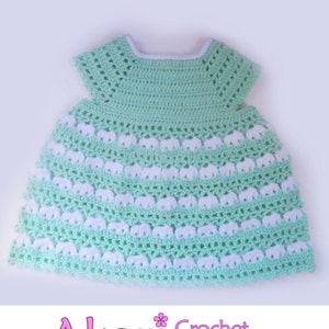Baby Dress Crochet Pattern New Born to 24 Months. Baby Girl - Etsy