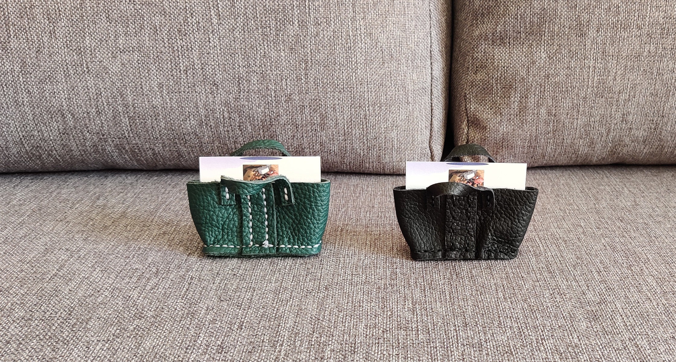 Petits Paniers Décoratifs en Cuir