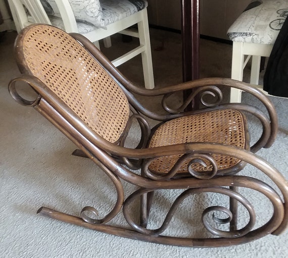 Vintage Thonet Style.....Childsize Bentwood Rocker