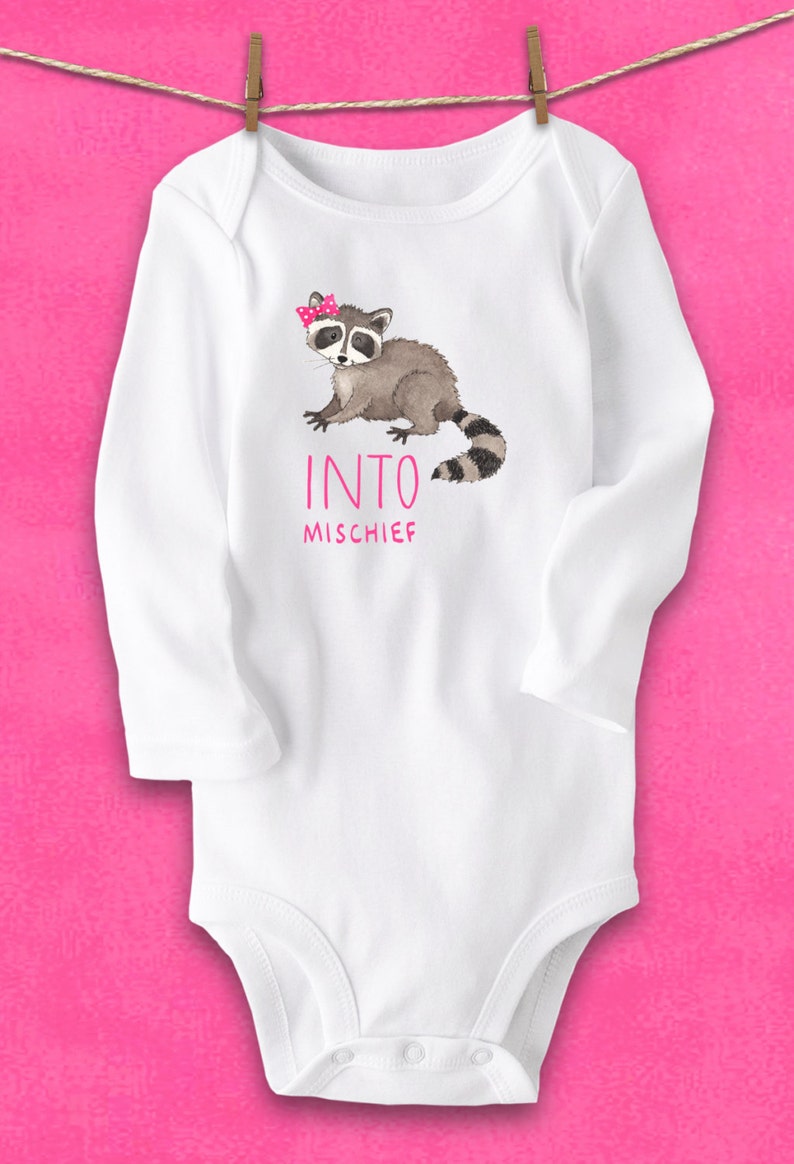 Baby Bodysuit - Custom Personalized Motocross Jersey 6-12 Months / White