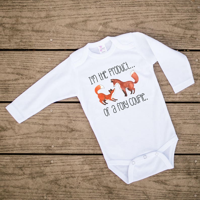 Fox Baby Clothing Cute Baby Clothes Funny Baby Clothes Etsy