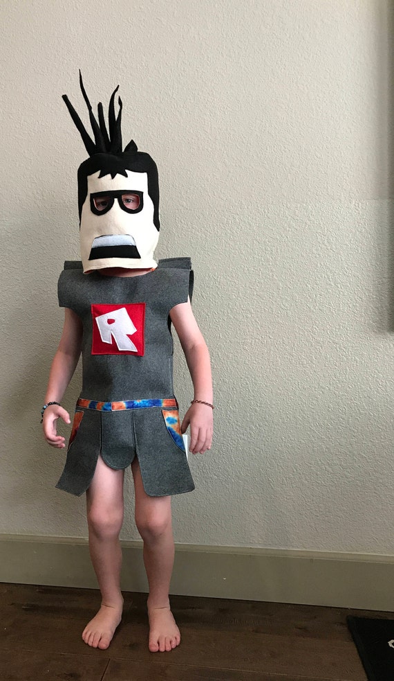 Roblox Body Costume For Kids Ages 4 Custom Made To Order - creeper t shirt roblox body