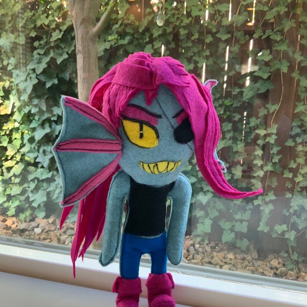 Undyne Plush - Etsy