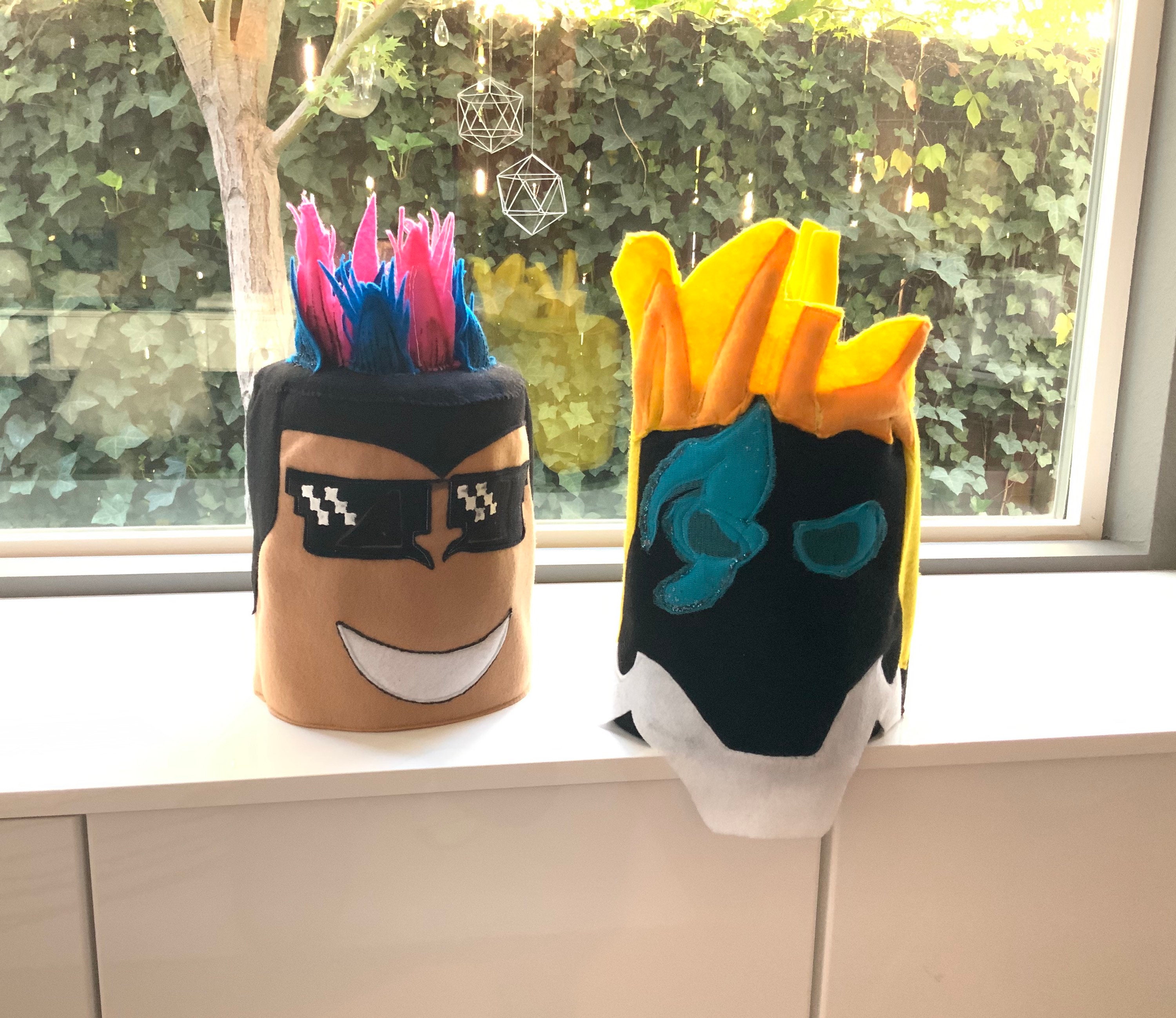 Roblox head mask costume CUSTOM look Made to look just like 