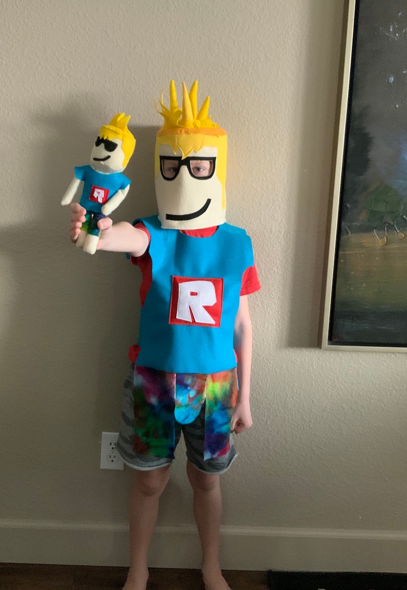 Roblox Costume HEAD BODY CUSTOM made to order Etsy