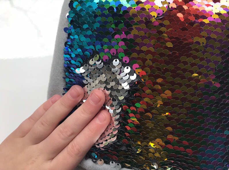 Custom Roblox Pet Simulator Reversible sequin Rainbow cat | Etsy