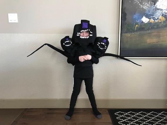 Minecraft Wither Storm Mod Costume Lite Made To Etsy - roblox real wither storm