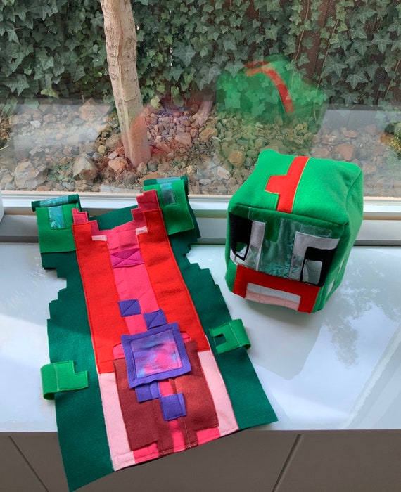 Women's Minecraft Creeper Costume