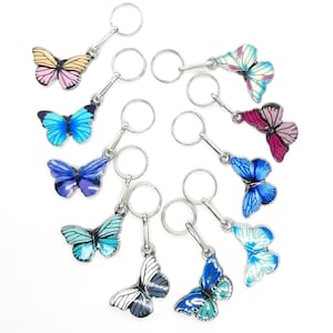 BUTTERFLY MEADOW チャーム ジッパー プル ヘルパー ペンダント メタル セッティング カラー シルバー エナメル スタイル