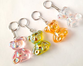 HOLO BEARS Stitch Markers Jewelry Charms Shoelaces Jewelry Bags Wallets Cell Phone Key Charms Metal & Resin 40mm