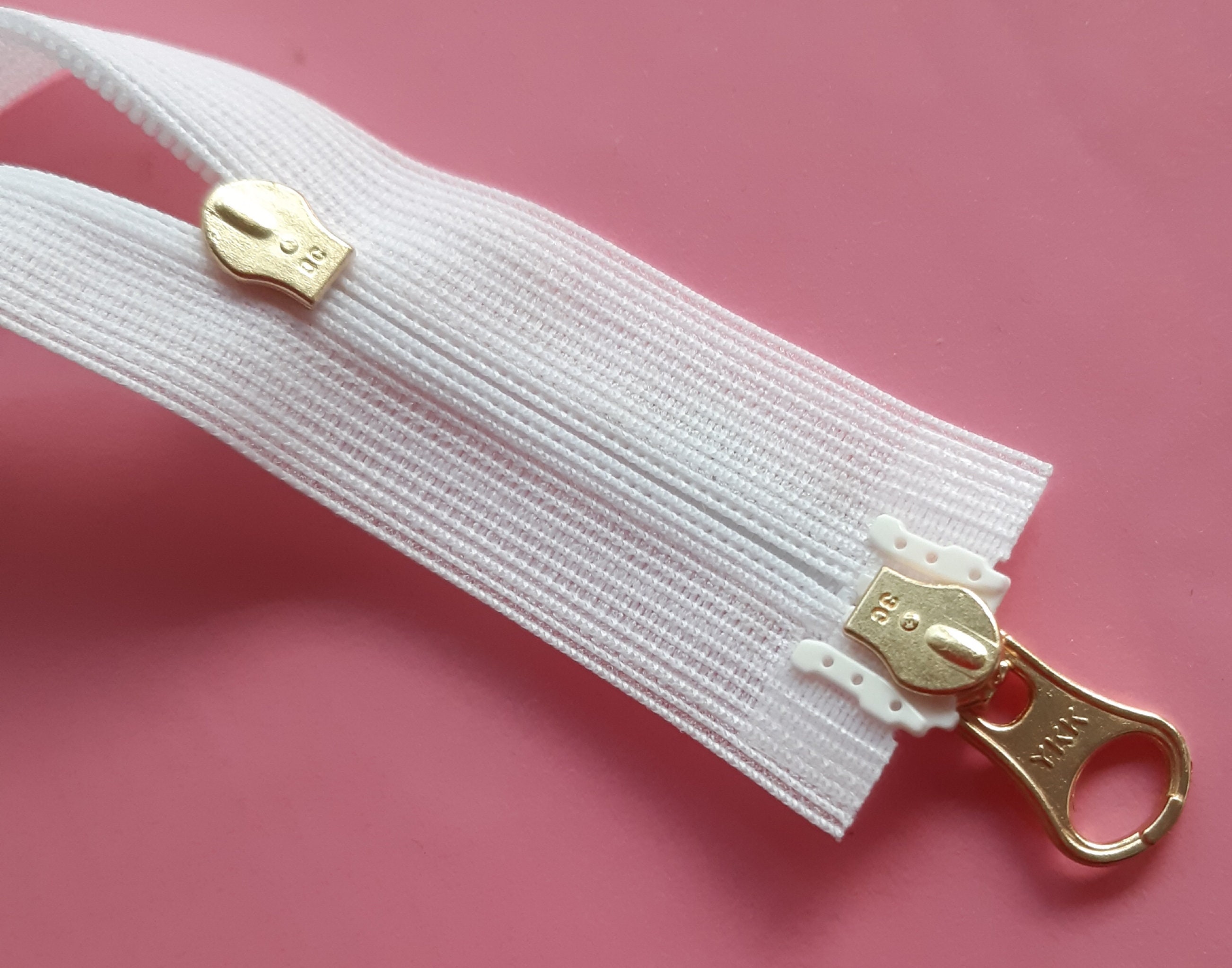 Fermeture Éclair Couleur Zinngrau Métal Excella Taille 3 Divisible 2-Wege YKK EB - Foto 4