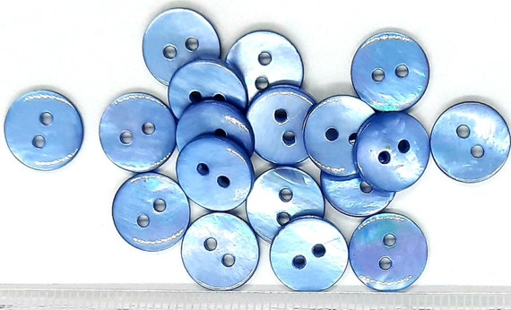 Pieces Makassar Shell Mother-of-pearl Buttons Lens Clean Back