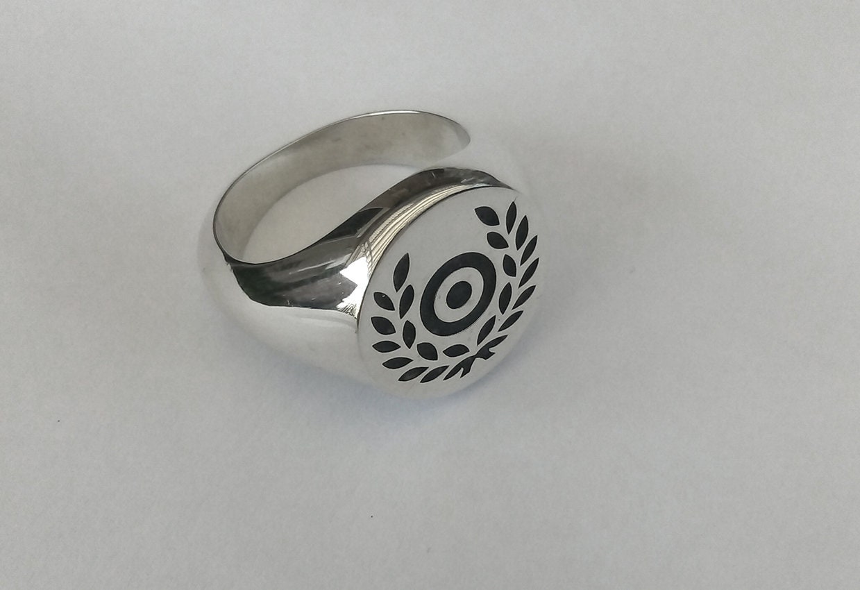Laurel Wreath Ring - Laurel Wreath Seal - Laurel Wreath Ring