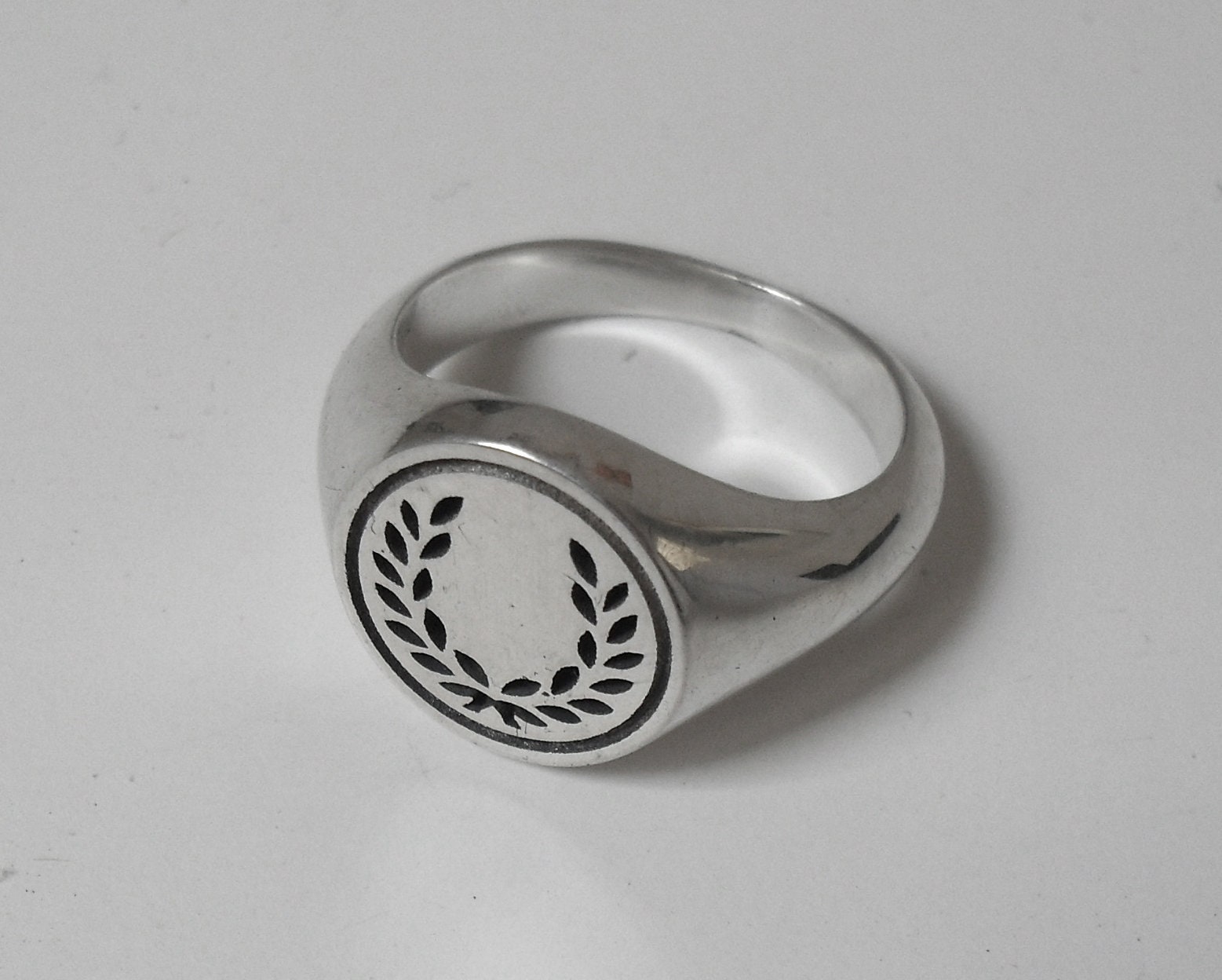 Laurel Wreath Ring - Laurel Wreath Seal - Laurel Wreath Ring