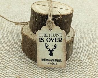 MINI TAG The Hunt is over. Deer Favor Tag