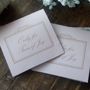 Tears of joy tissue personalized packs, For tears of joy personalized handkerchief, Set of 20 pieces.