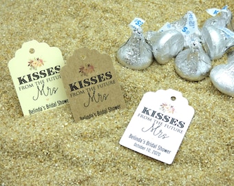 MINI TAG Kisses from the future Mrs. Bridal Shower Tag