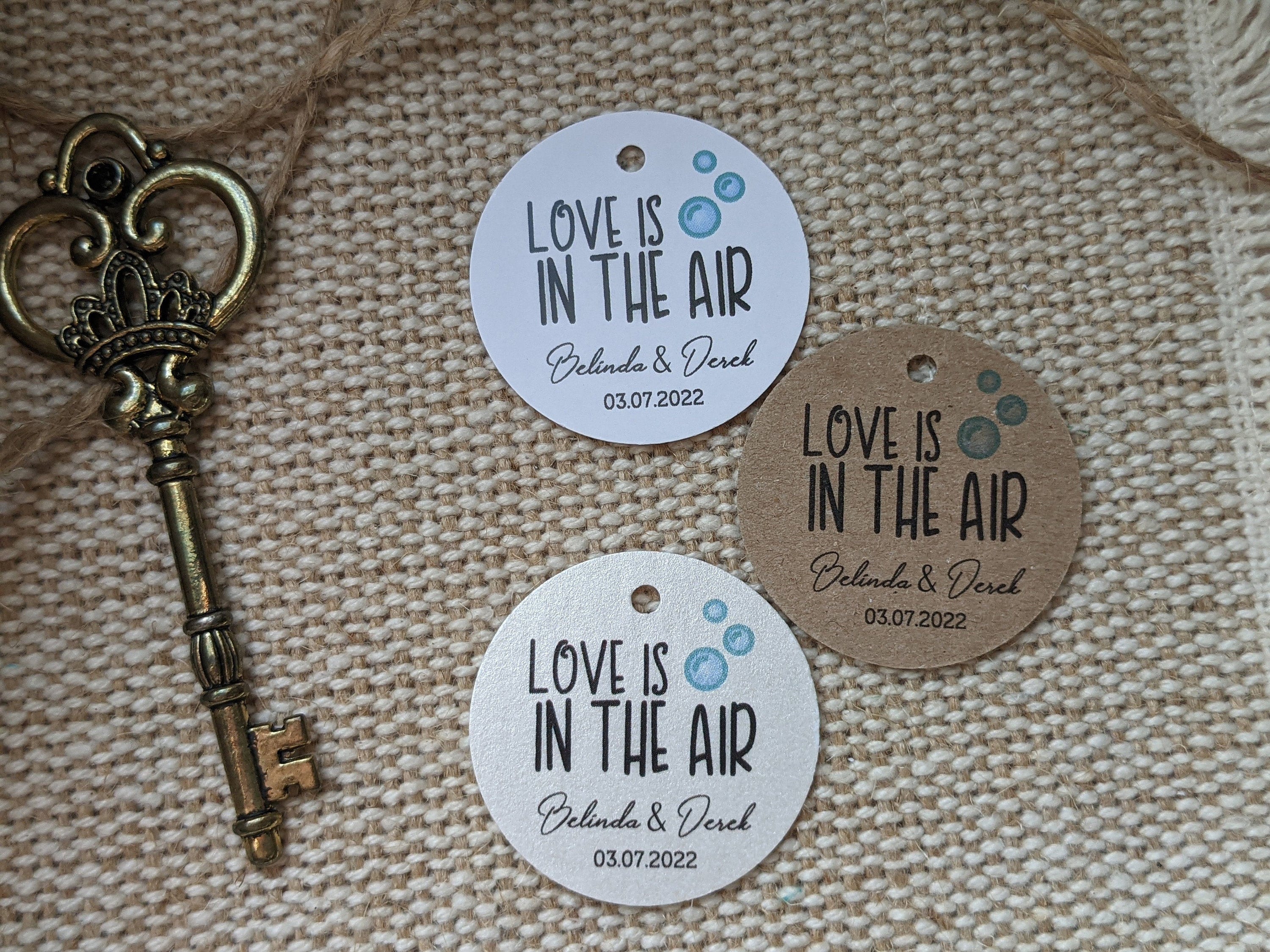 MINI TAG Bubbles Favor Tag. Wedding Bubbles Label Etsy