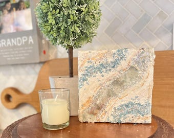 DIY Textured Geode Art Kit