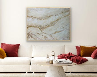 Abstract Textured Art on Art Board