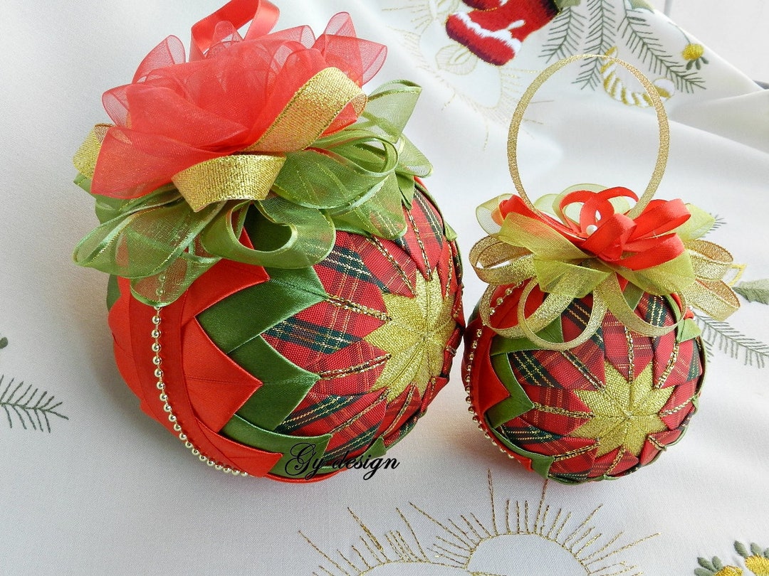 Scottish Christmas Ornament Xmas Ornament Quilted Ornaments Etsy